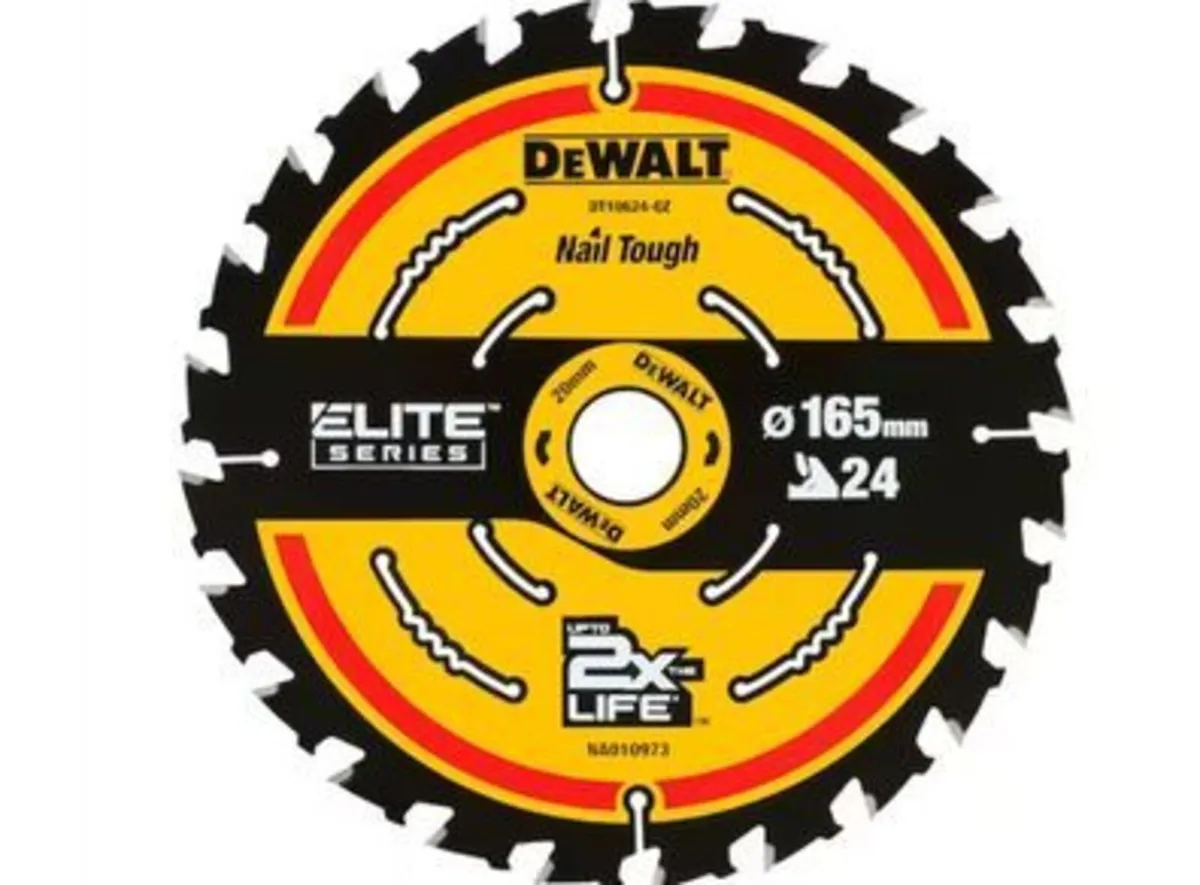 DeWalt DT10624 165mm 24T 20mm Circular Saw Blade