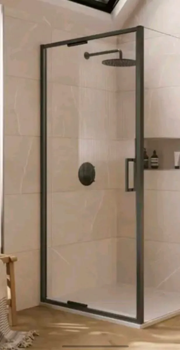 Merlyn Arysto Sleek Infold Shower Door 1000mm – Br - Image 1