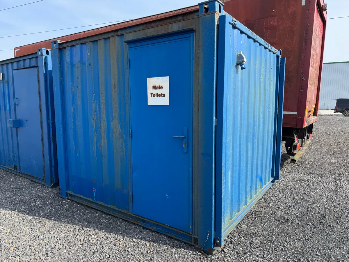 9FT X 9FT SITE TOILET BLOCK FOR AUCTION - NAAS - Image 1