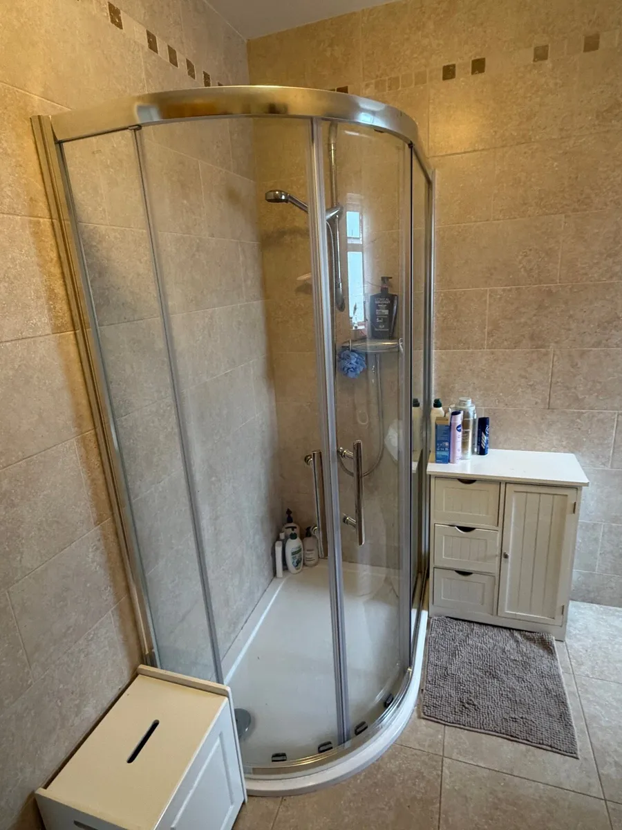 Shower door & tray - Image 1