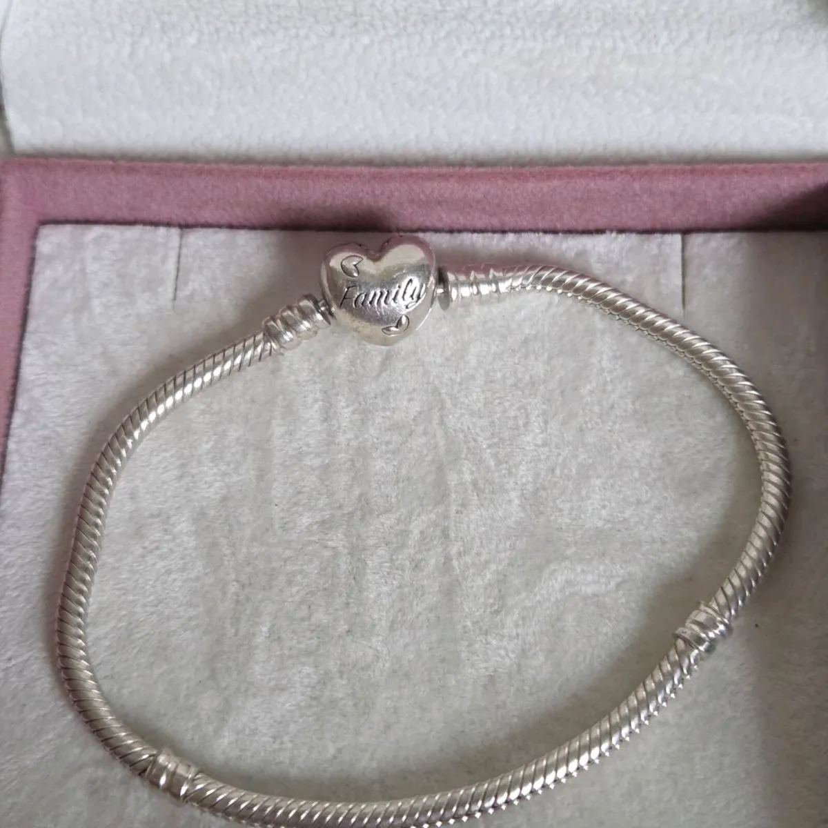 Pandora bracelet claps heart family tree - Image 3