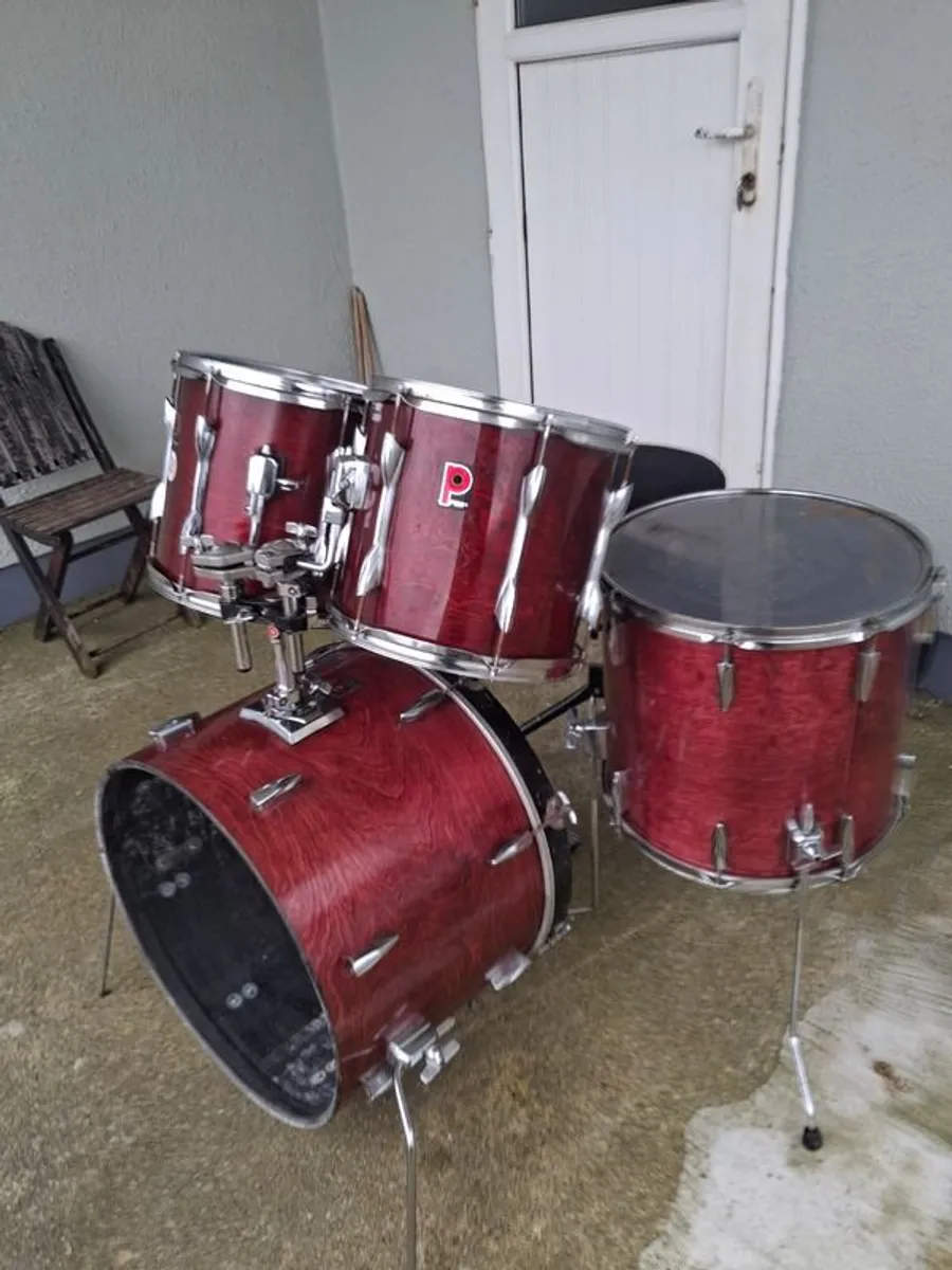 Vintage Premier Drum Kit - Image 1