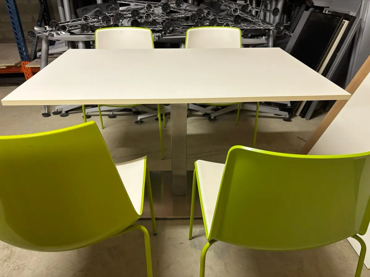 Canteen tables and chair - Image 2