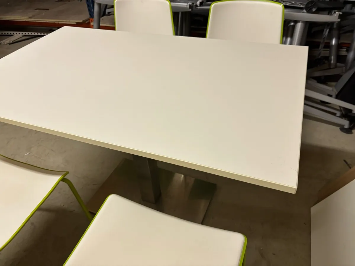 Canteen tables and chair - Image 4