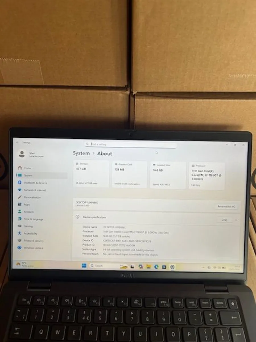 Dell Latitude 14" i7/16Gb Ram/256GB/11th Gen CPU - Image 2