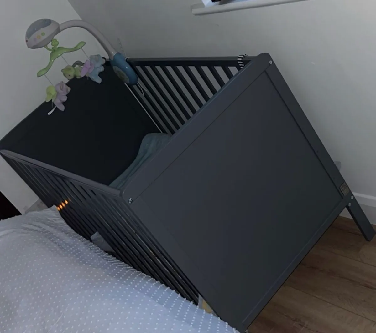 Baby cot with mattress