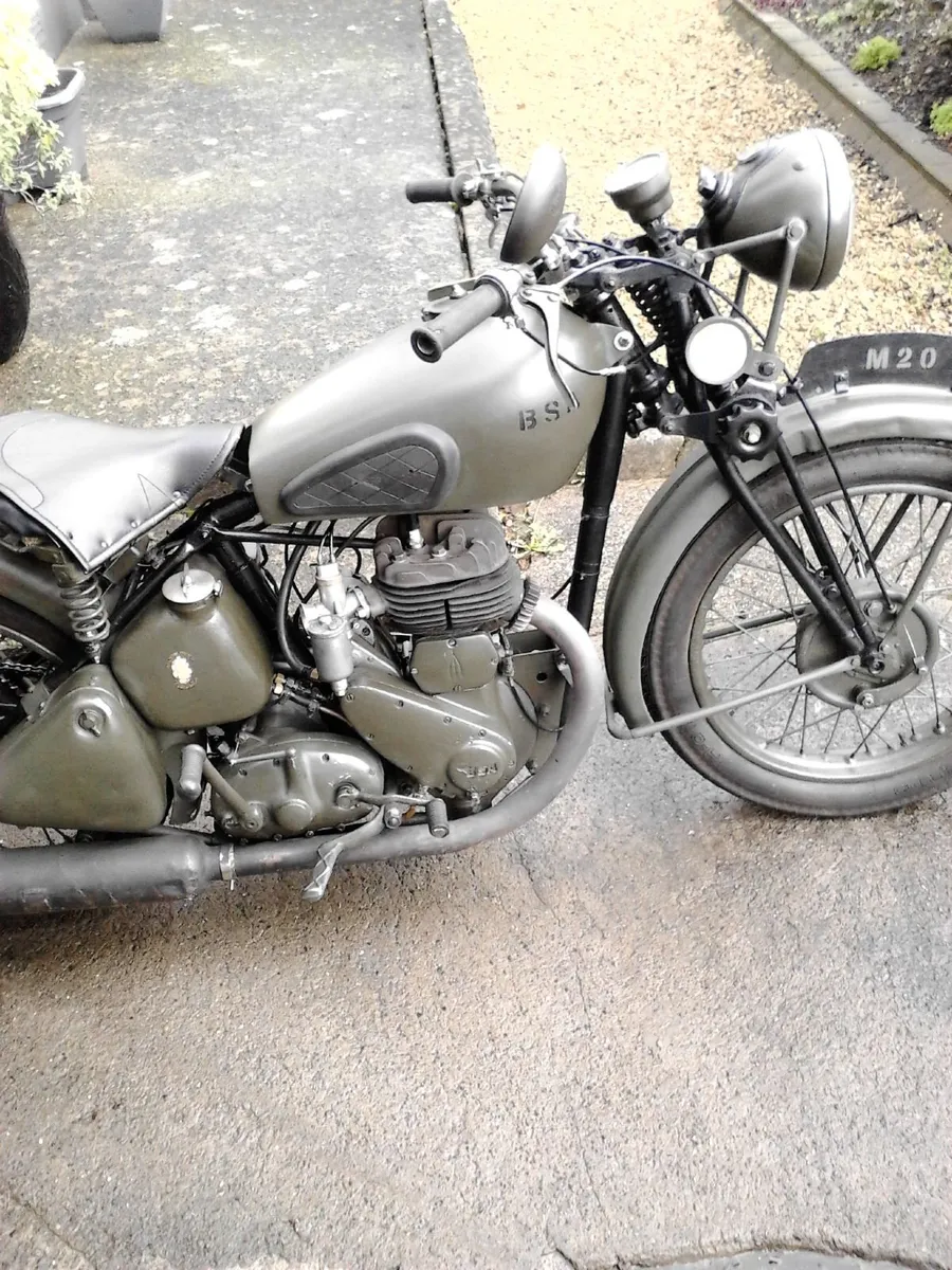 vintage motor bike - Image 2