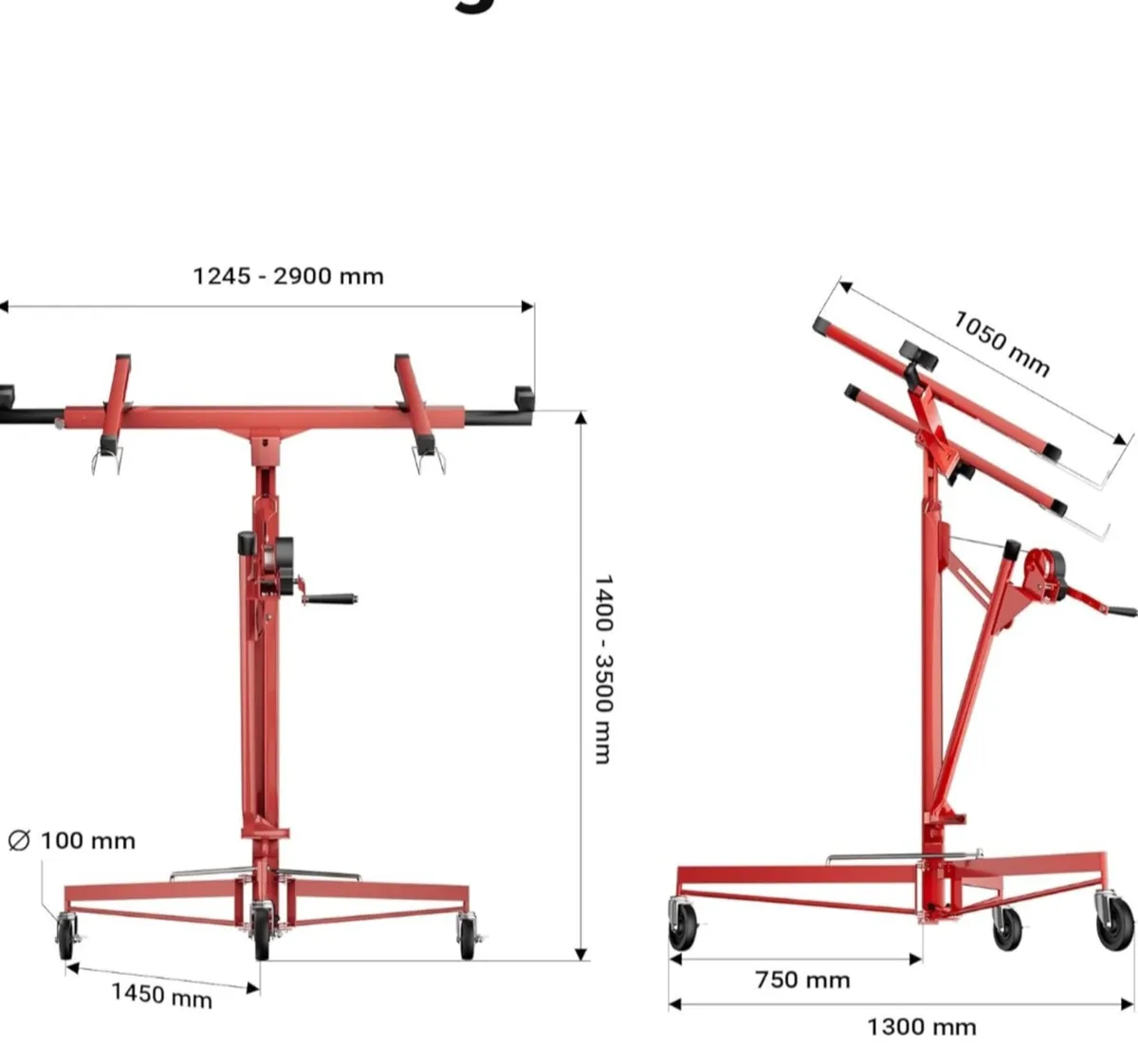 8x4 plasterboard lifter - Image 2