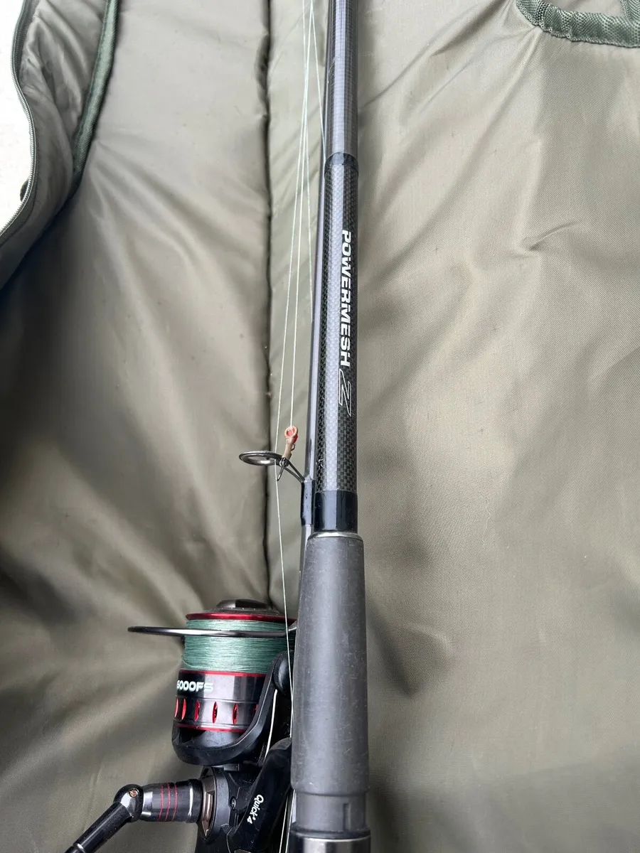 Pike rod, reels, and tackle. Complete set-up - Image 3