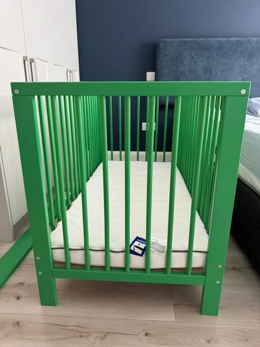 IKEA Gulliver Cot / Toddler bed in Green - Image 1