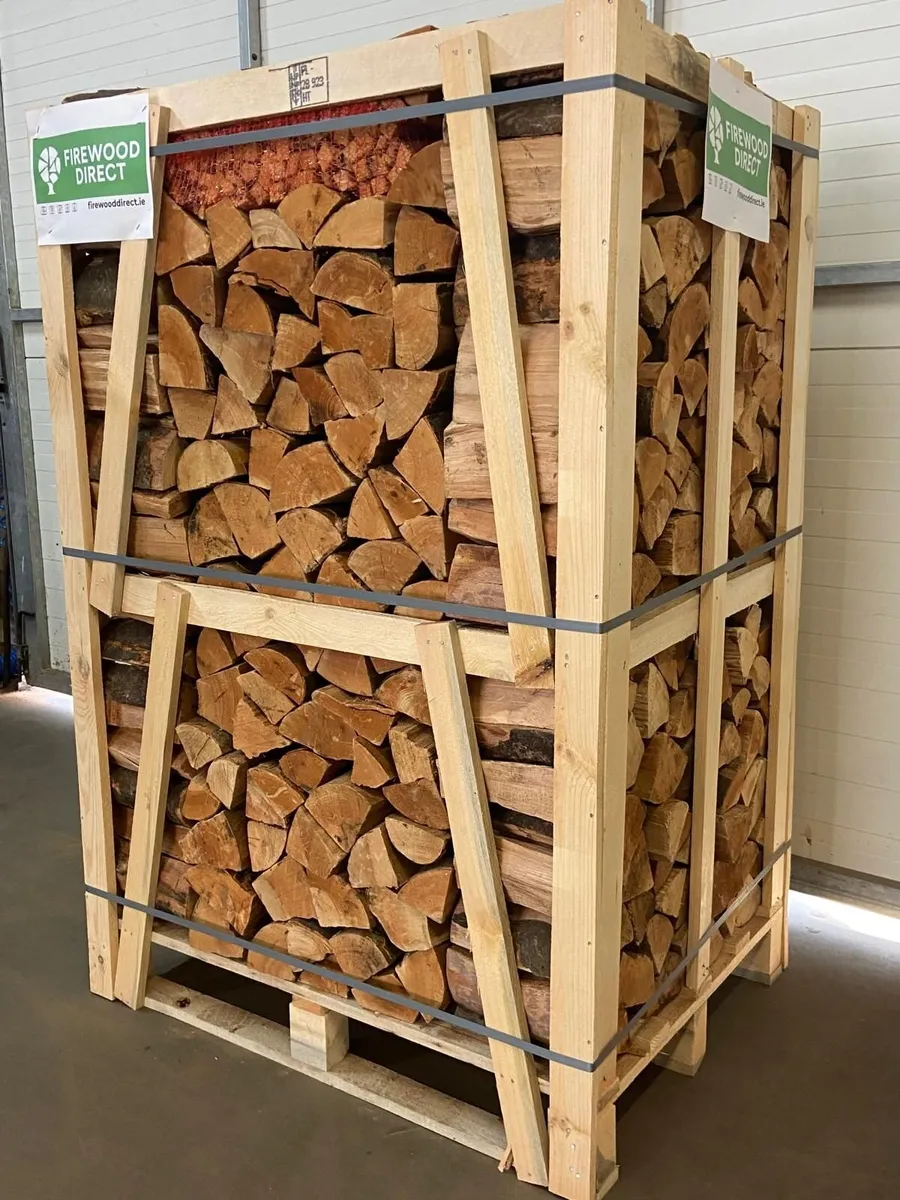 Premium Kiln-Dried Beech Firewood - Big Crate - Image 2