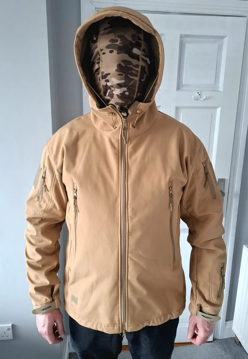 Army Soft shell khaki Jacket. Surplus jacket - Image 3