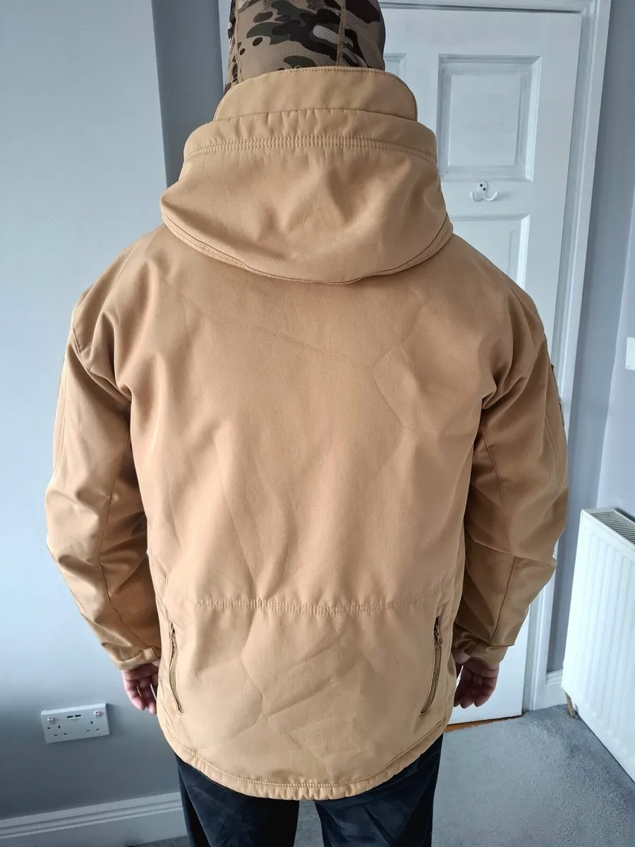 Army Soft shell khaki Jacket. Surplus jacket - Image 1