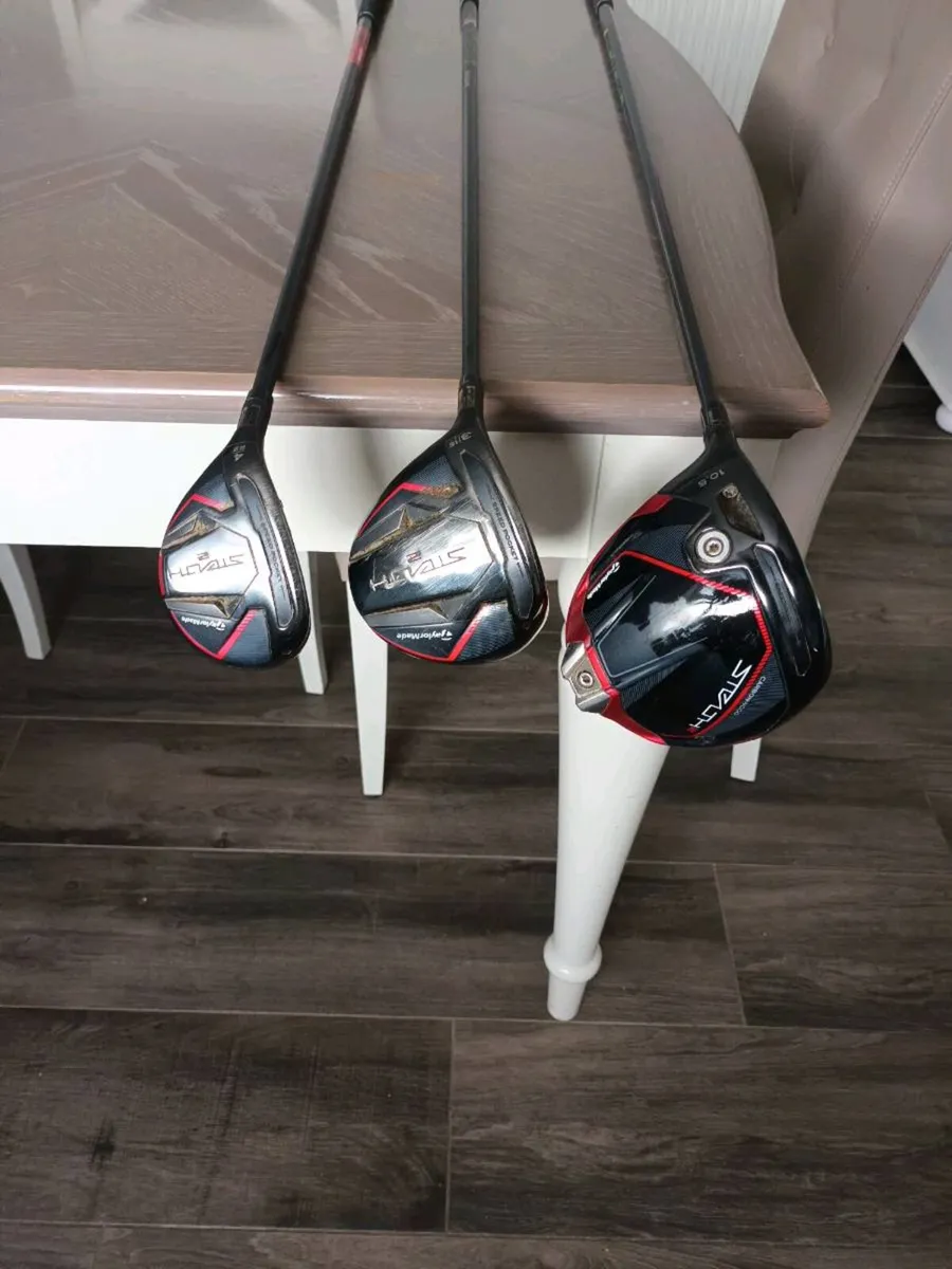 Left hand taylormade drivers and fairway woods - Image 3