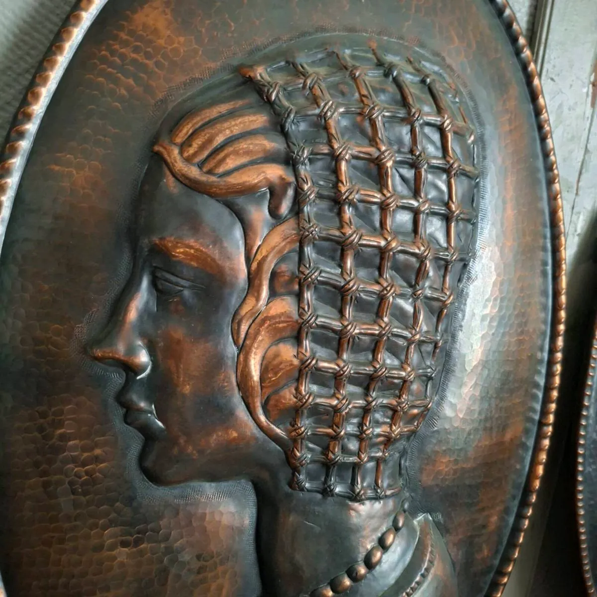 Renaissance Revival Copper Medallions - Image 3