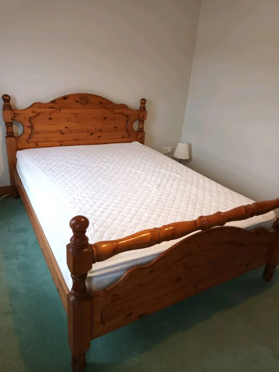 King Size Pine Bed - Image 2