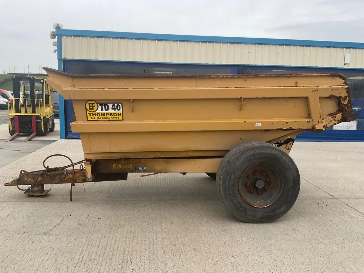 THOMPSON TD 40 8 TON SINGLE AXLE DUMP TRAILER - Image 4
