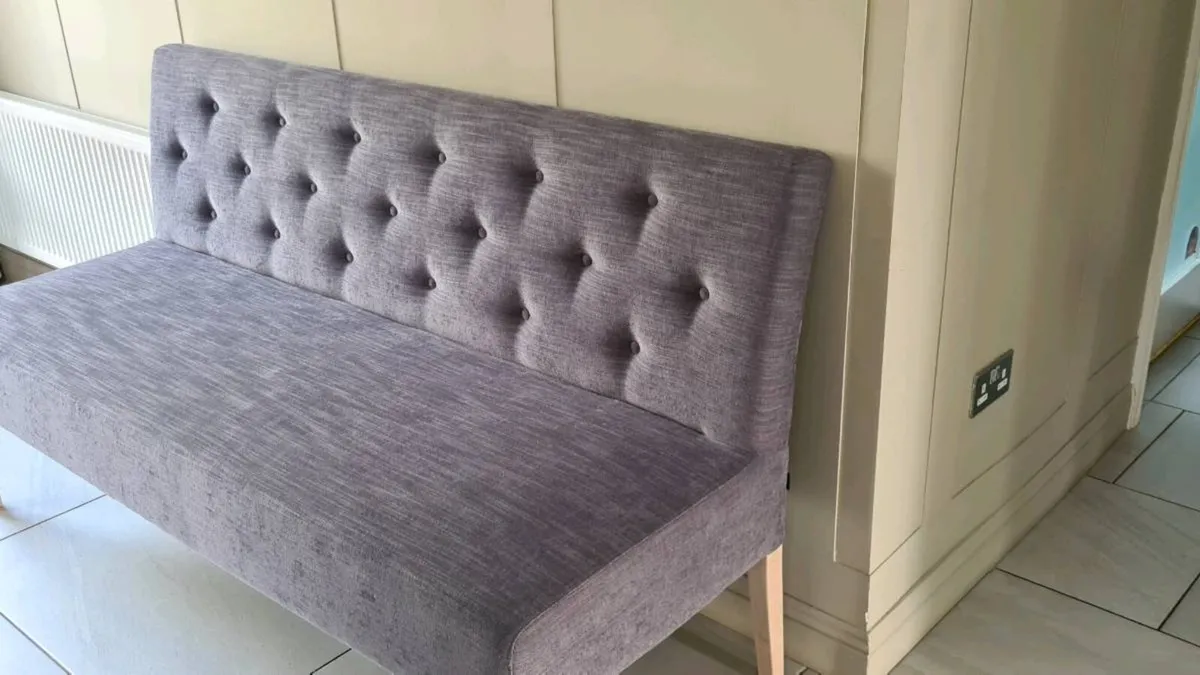 Dining Bench - Grey - Image 2