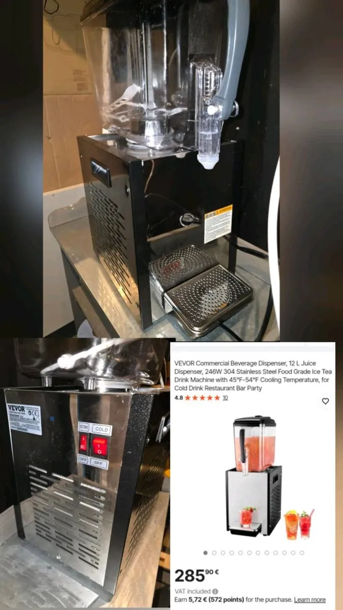 Refrigerated drink dispenser 12L - Image 1