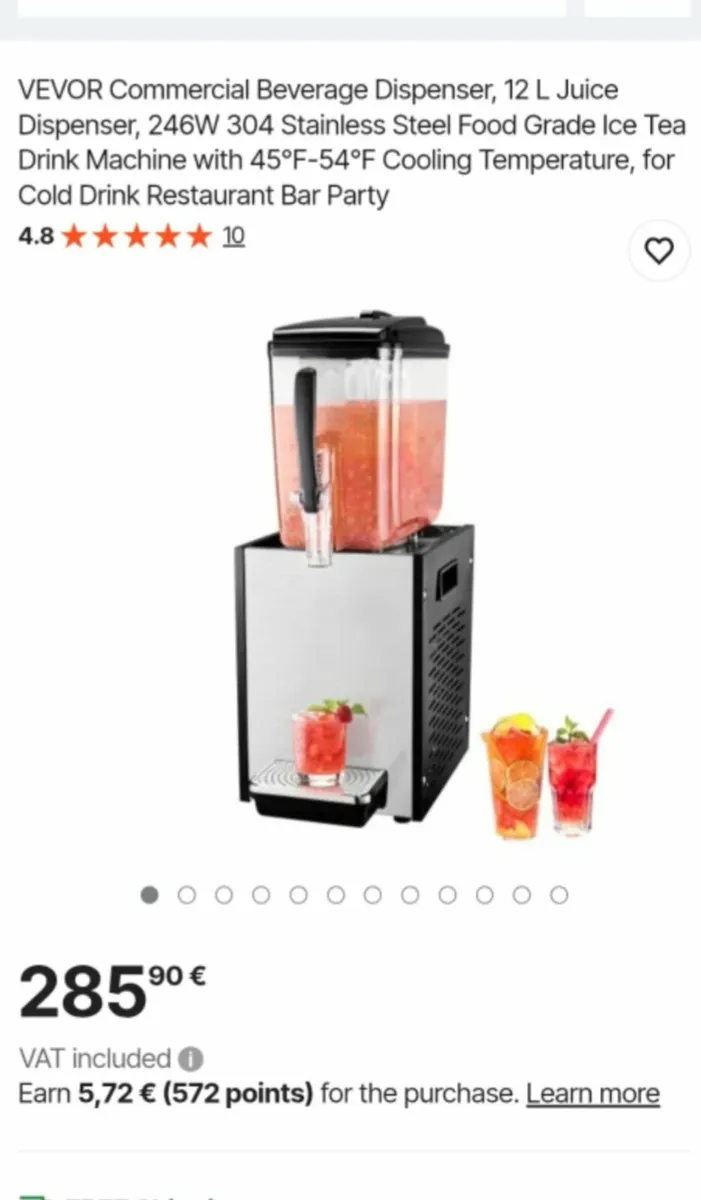 Refrigerated drink dispenser 12L - Image 4