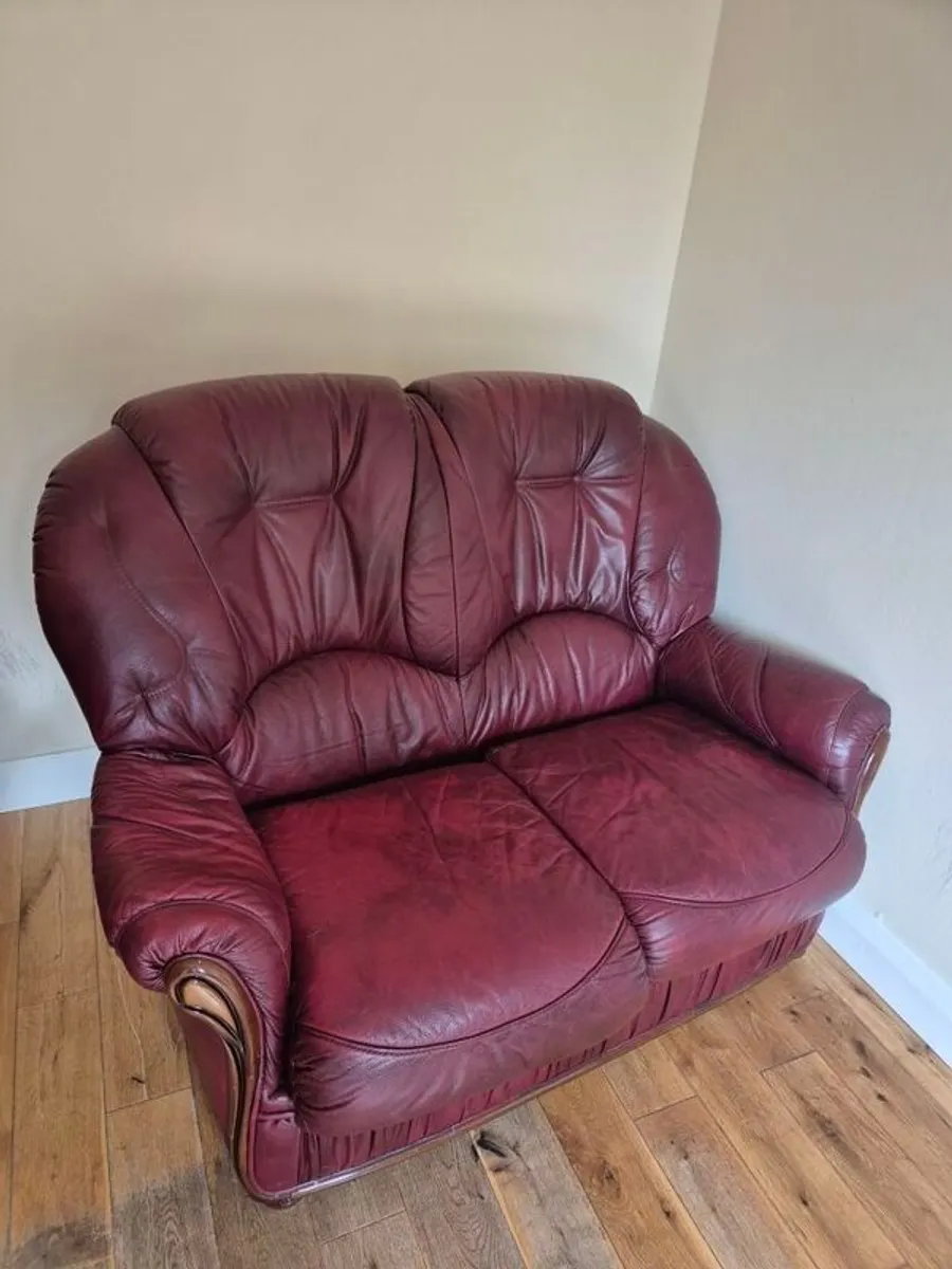 Two Seater Couch and Single Armchair - Image 2