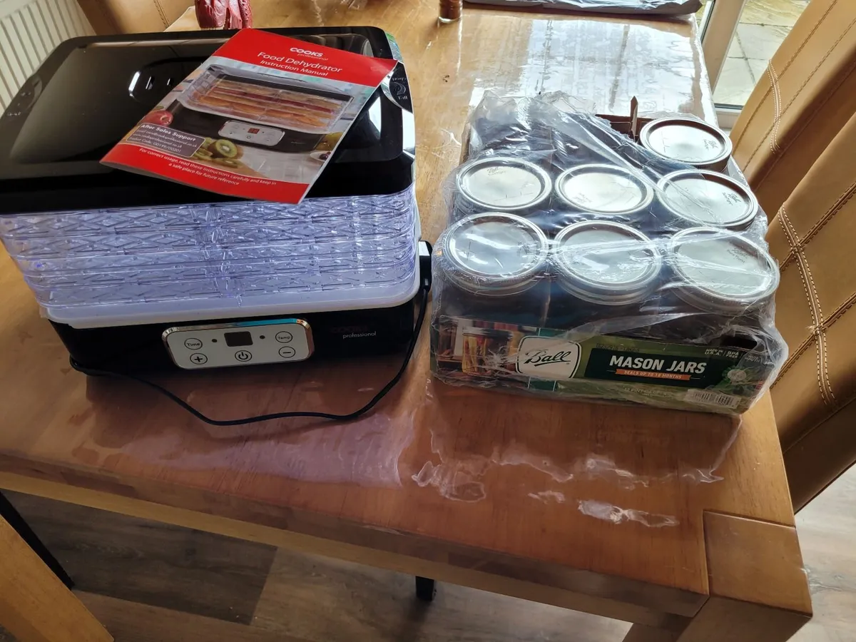 Small Food dehydrator and 7 ball canning jar - Image 2