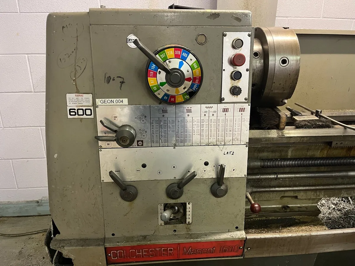 Colchester 600 lathe - Image 2