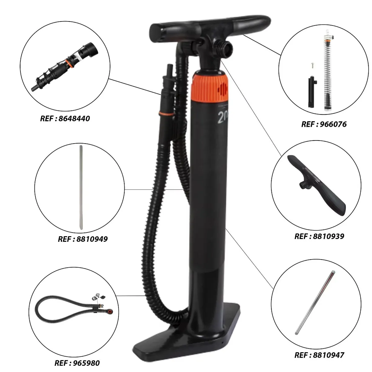 stand-up paddle and kayak high pressure pump - Image 1