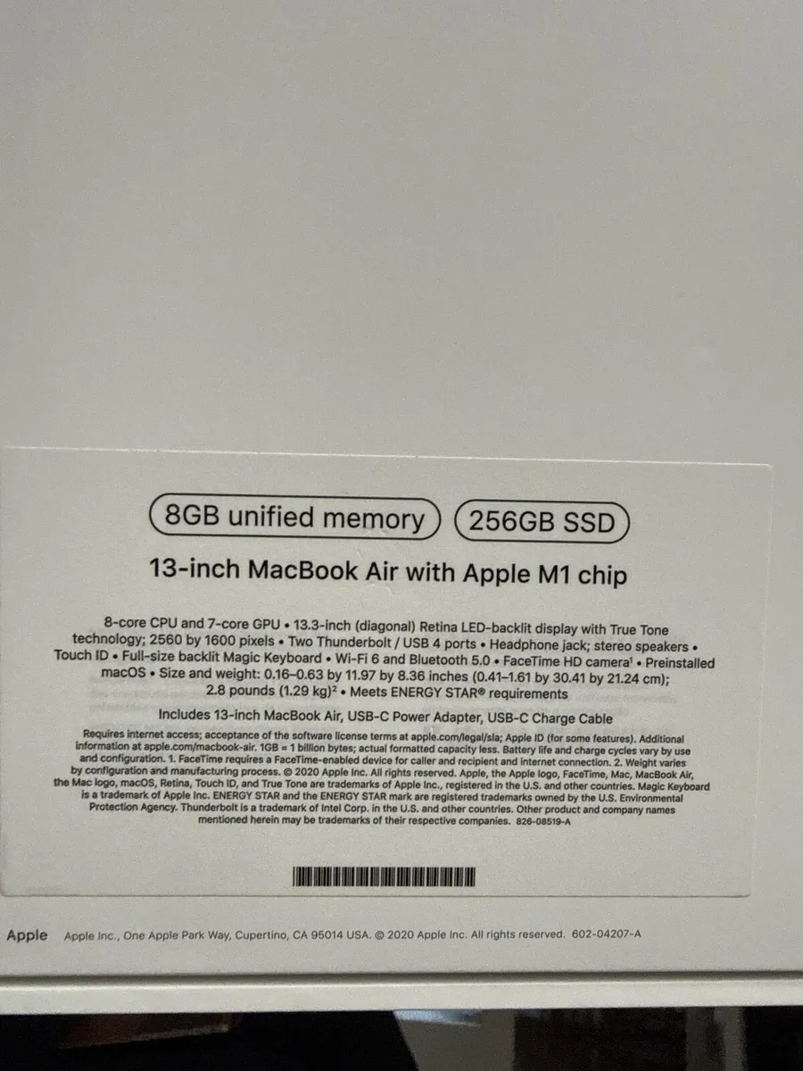 MacBook Air 13” 256GB Rose Gold M1 chip - Image 1