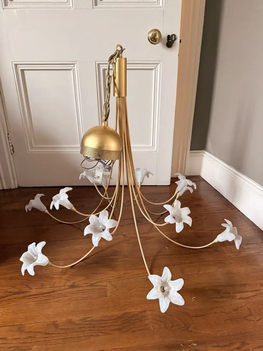 PRICE DROP vintage chandelier - Image 2