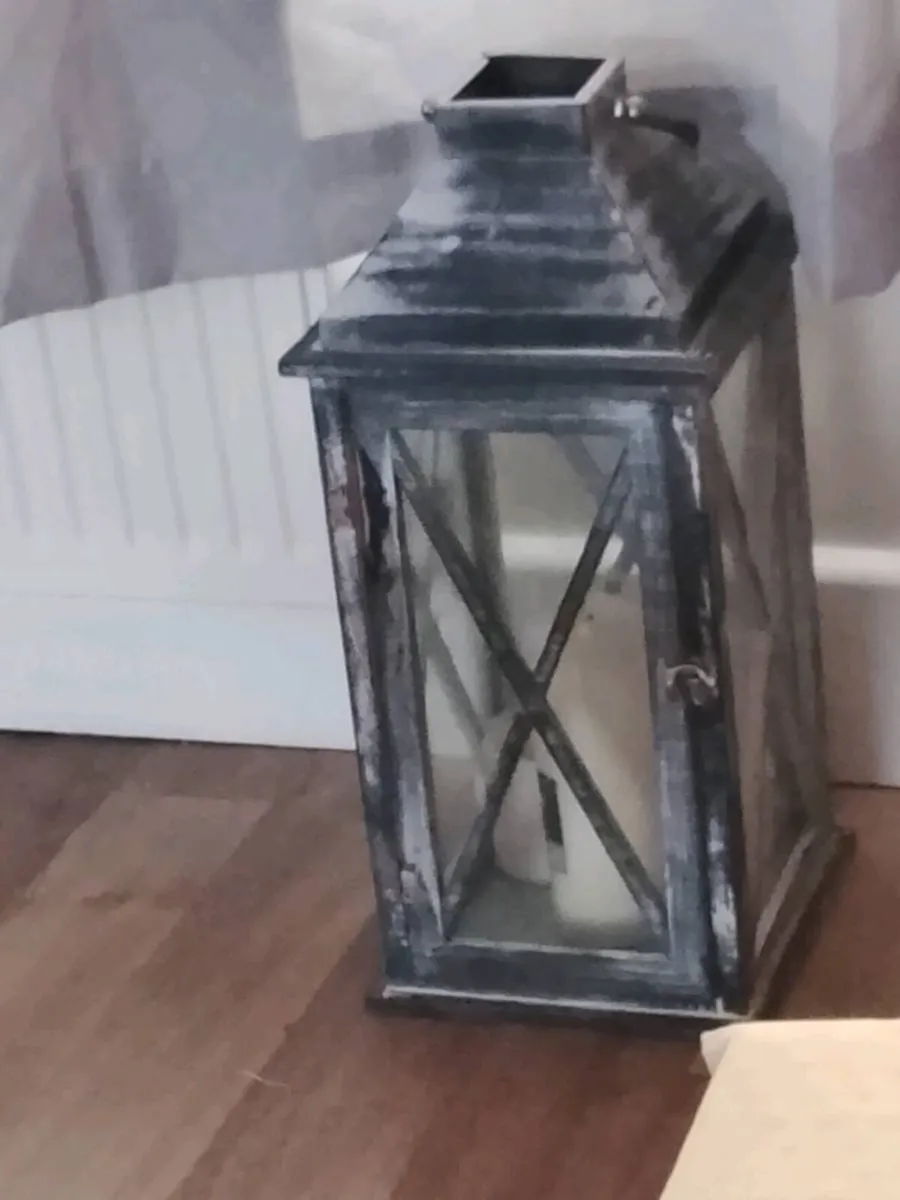 Candle Holder and Selection of rustic Candles