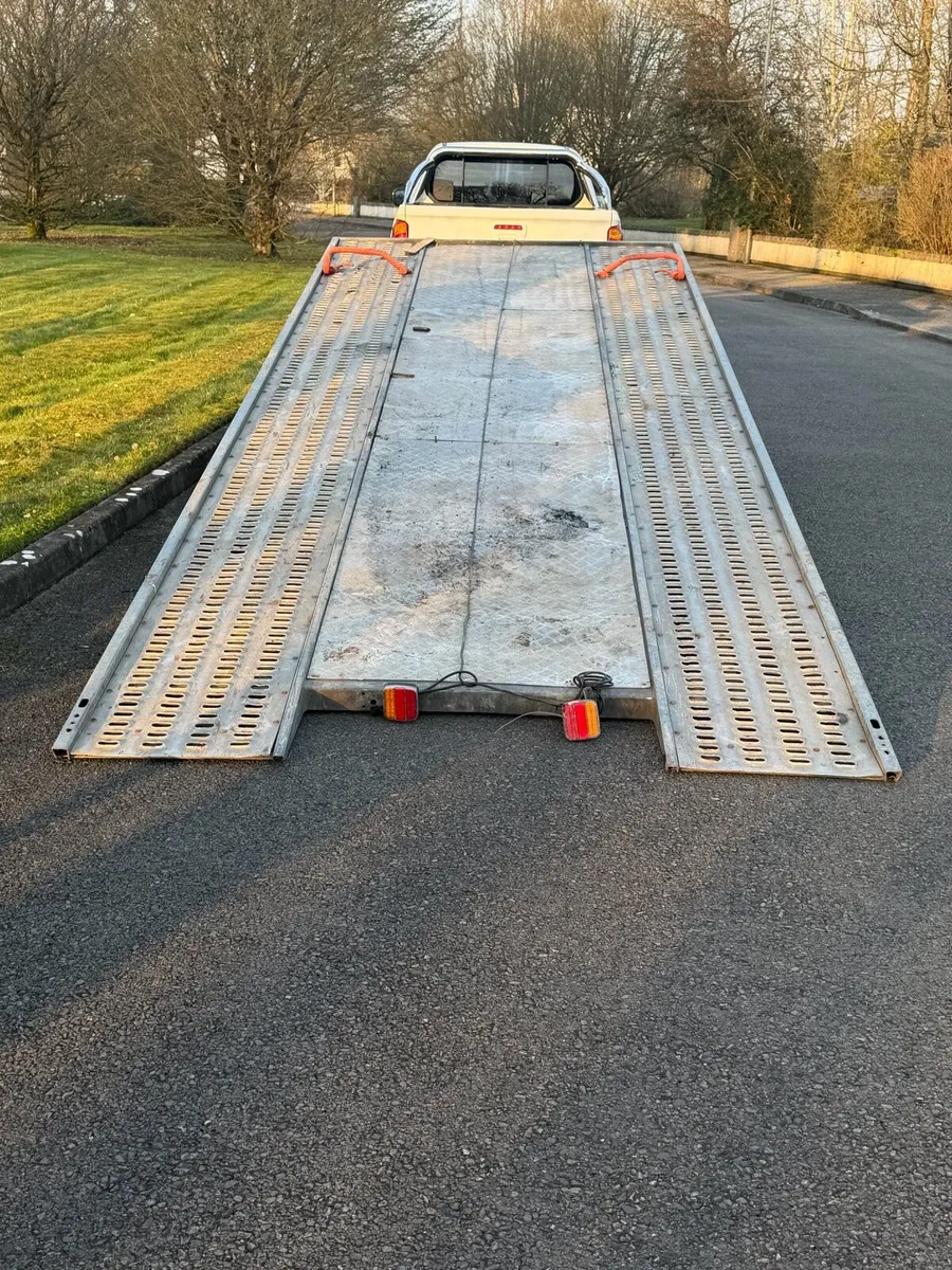 Tilt bed car transport trailer - Image 2