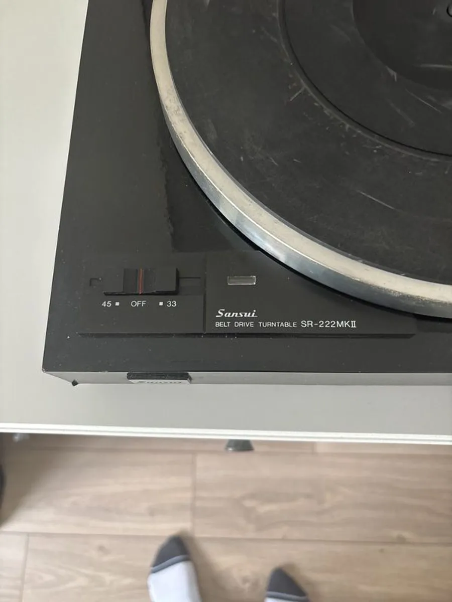 Sansui Sr222 Mkii Turntable- Pending Collection - Image 3