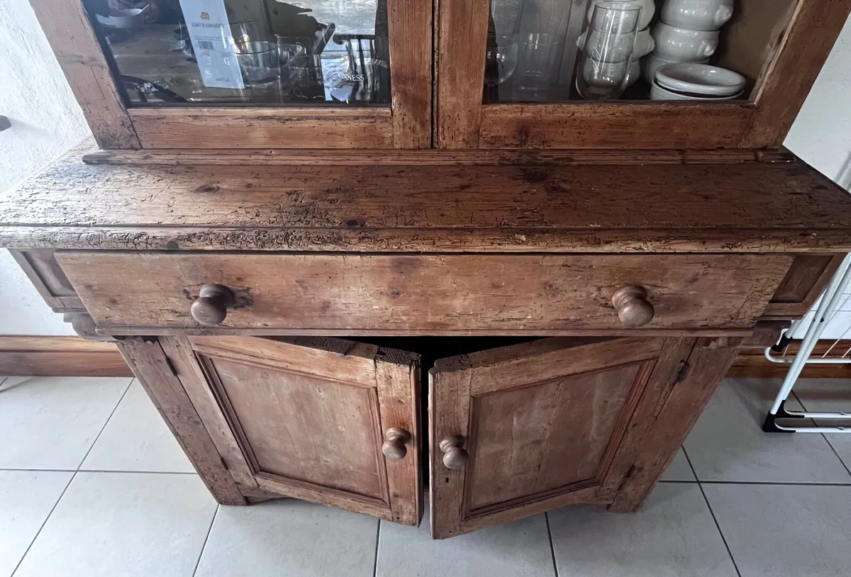 Antique Pine Dresser - Image 4