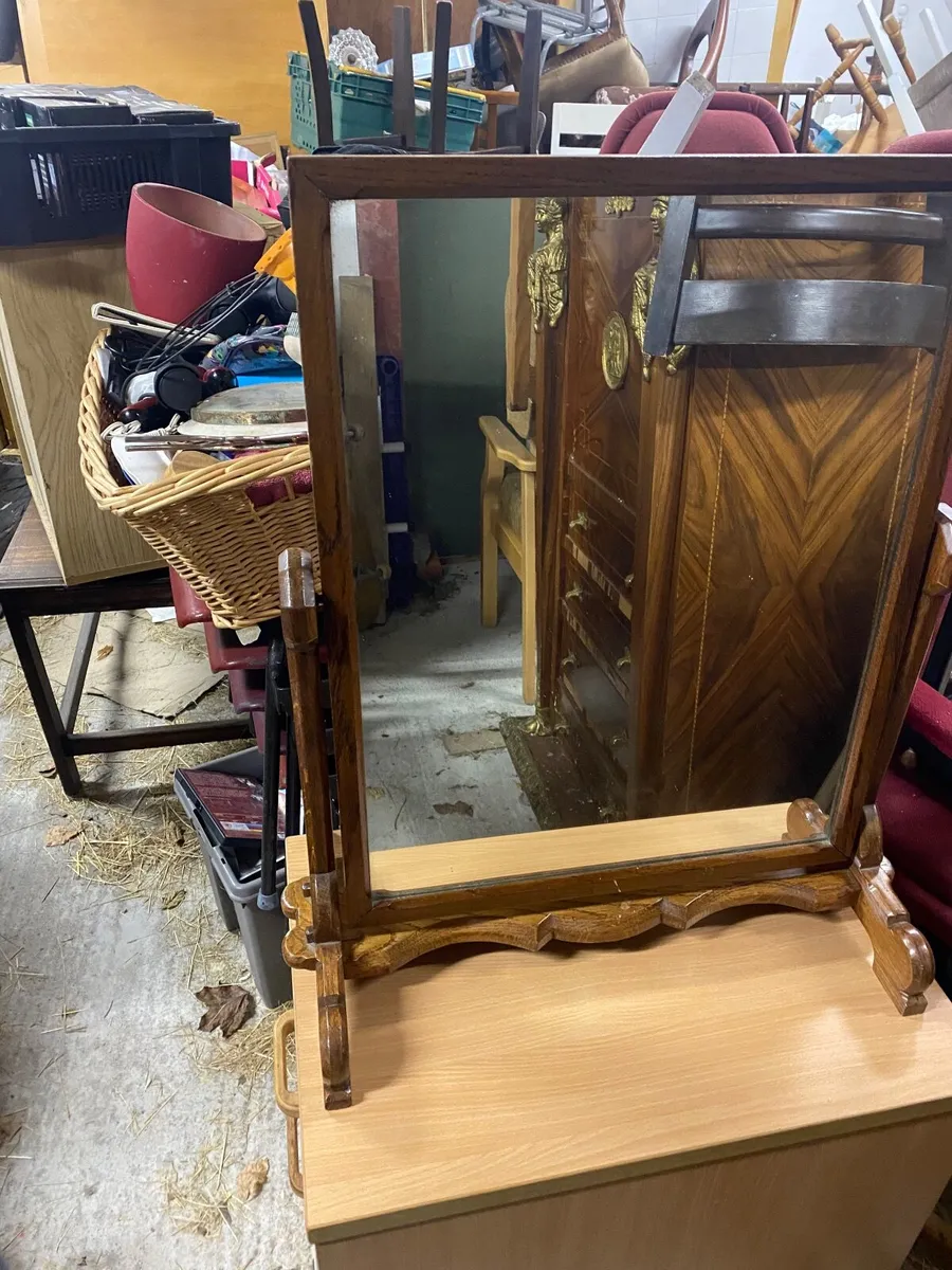 Antique swing mirror - Image 4