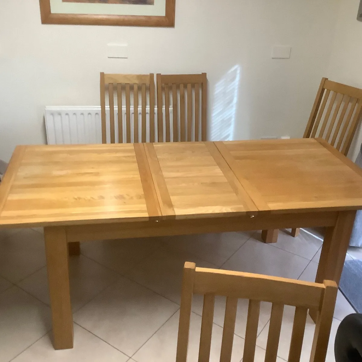 Large dining room wooden table - Image 1
