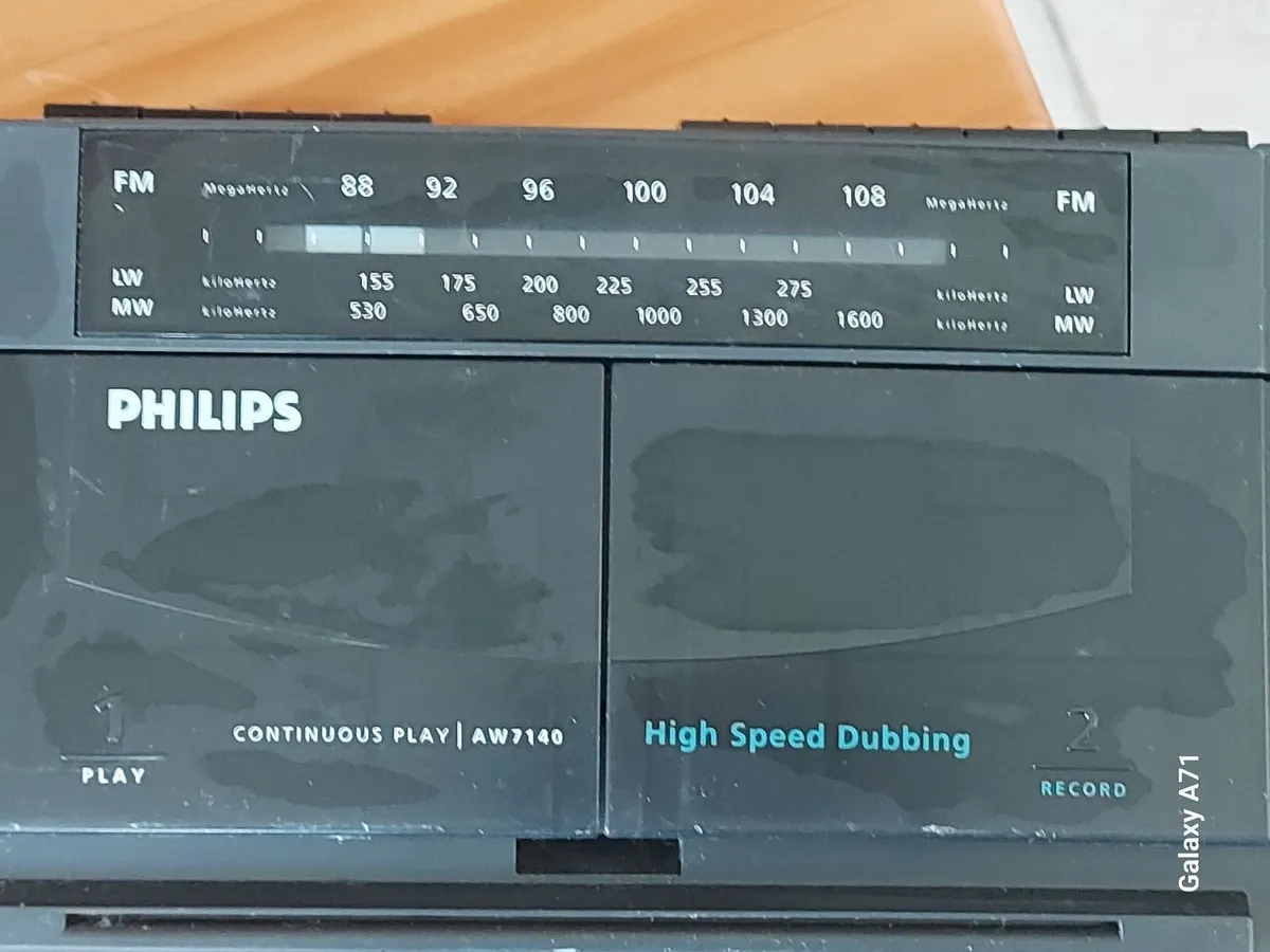 Philips Twin Tape-Radio portable Music System - Image 2