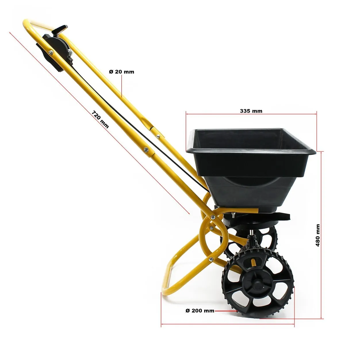 Push Broadcast Fertiliser Spreader - Image 4