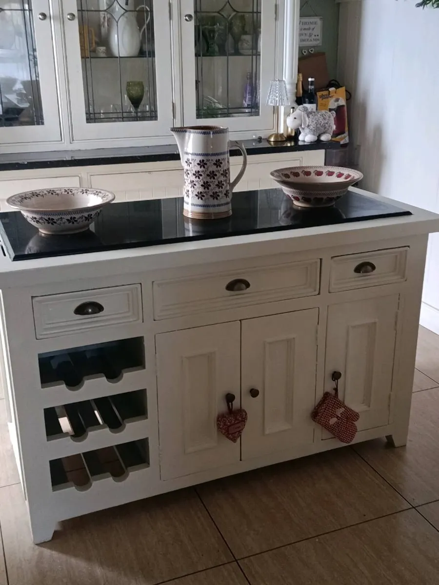 Solid kitchen dresser granite top - Image 1