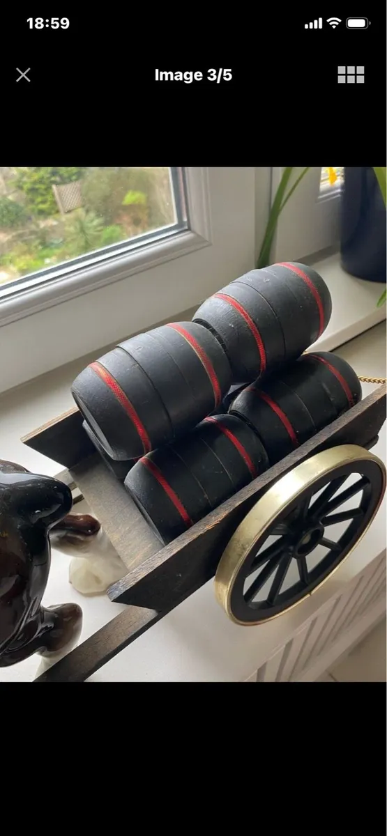 Vintage Ceramic Shire Horse & Trap - Image 3