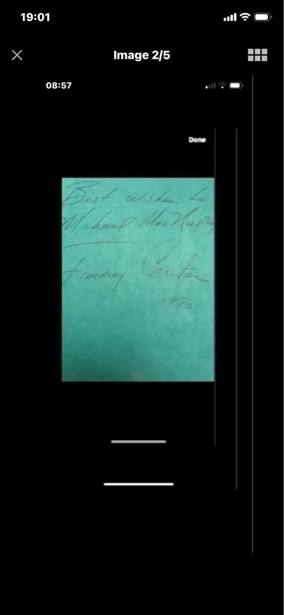 Autographed Jimmy Carter Book - Image 2