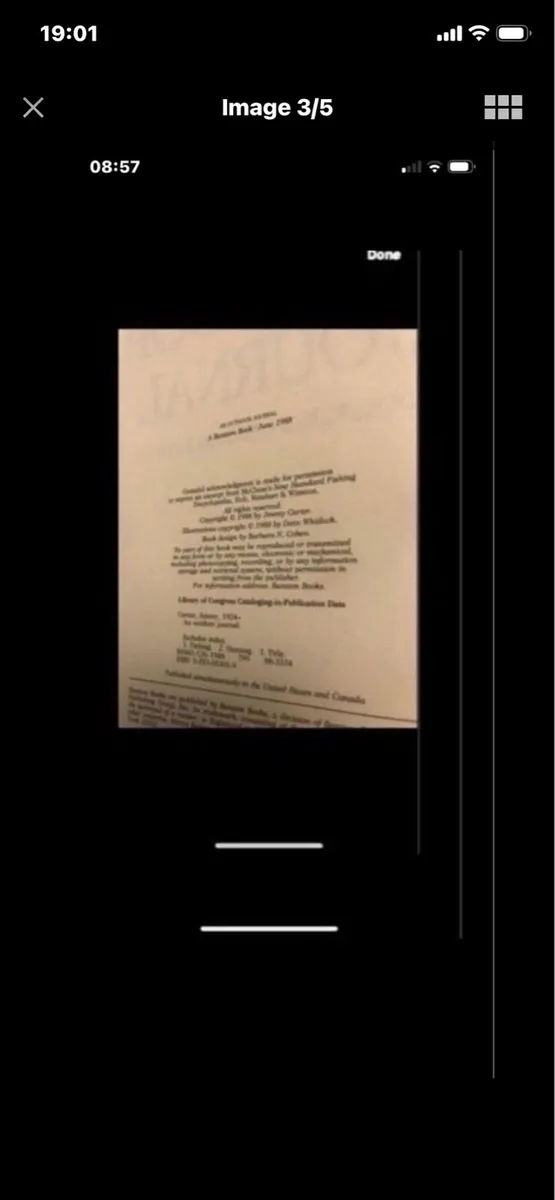 Autographed Jimmy Carter Book - Image 3