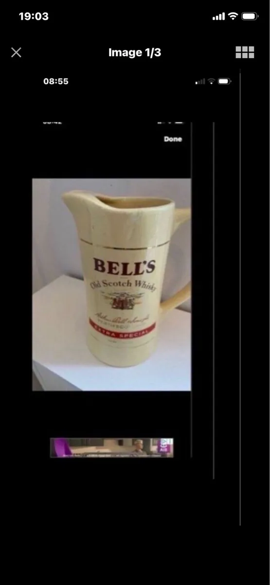 Large Bell’s Scotch Whisky Water Jug - Image 1