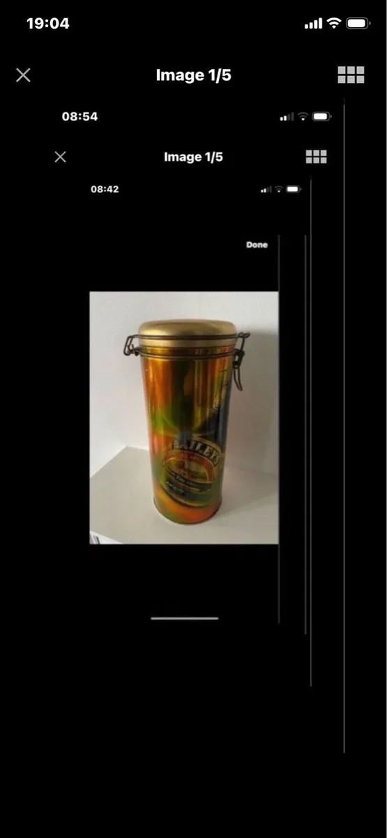 Vintage Baileys Metal Box - Image 1