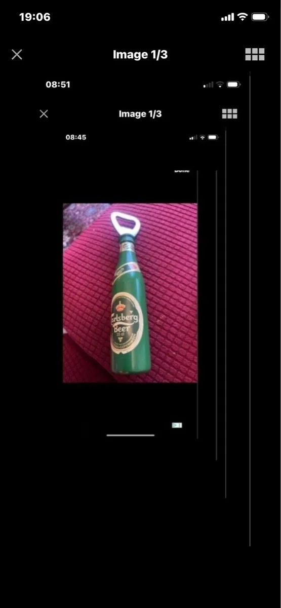 Rare Vintage Carlsberg Bottle Opener - Image 1
