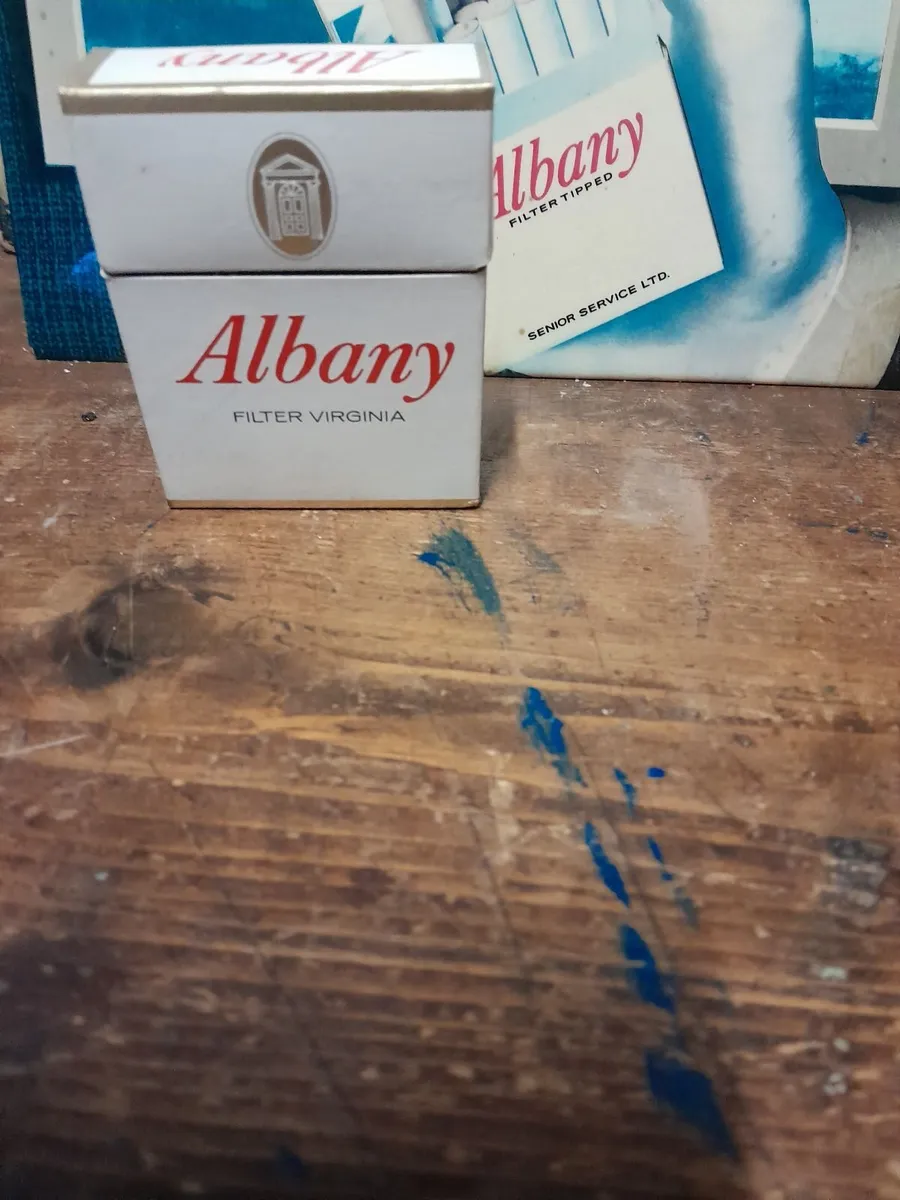 Vintage  albany show card  and empty box - Image 4