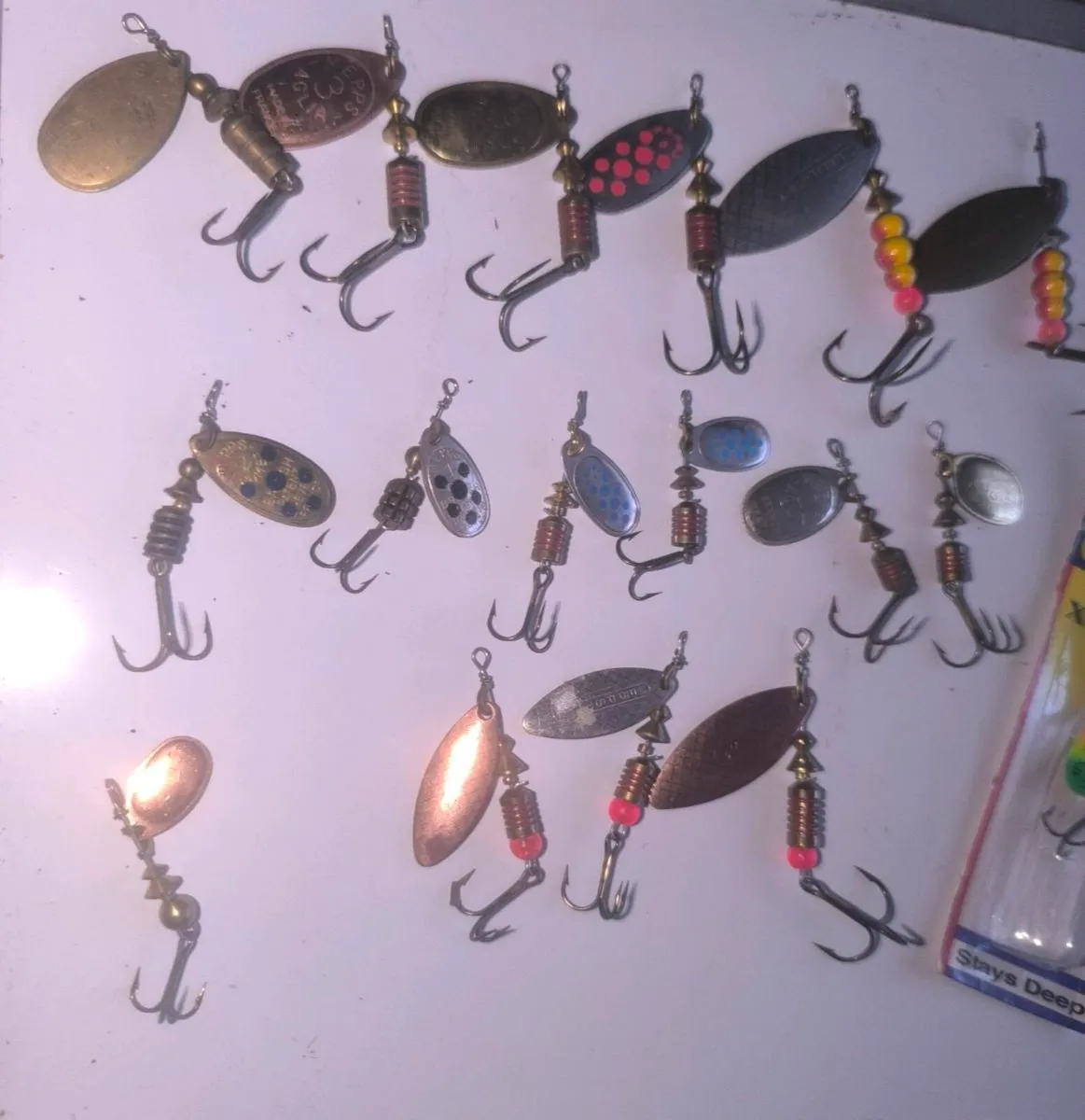 17 mixed vintage Mepps trout salmon fishing - Image 2