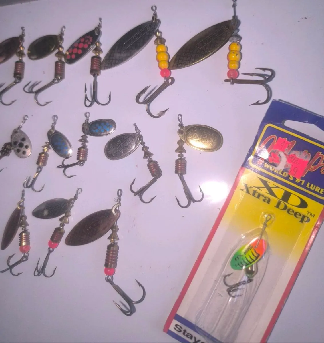 17 mixed vintage Mepps trout salmon fishing - Image 3