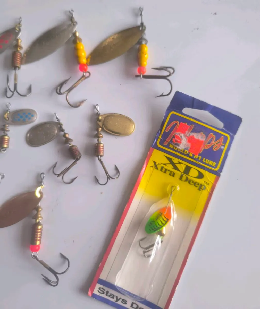 17 mixed vintage Mepps trout salmon fishing - Image 4