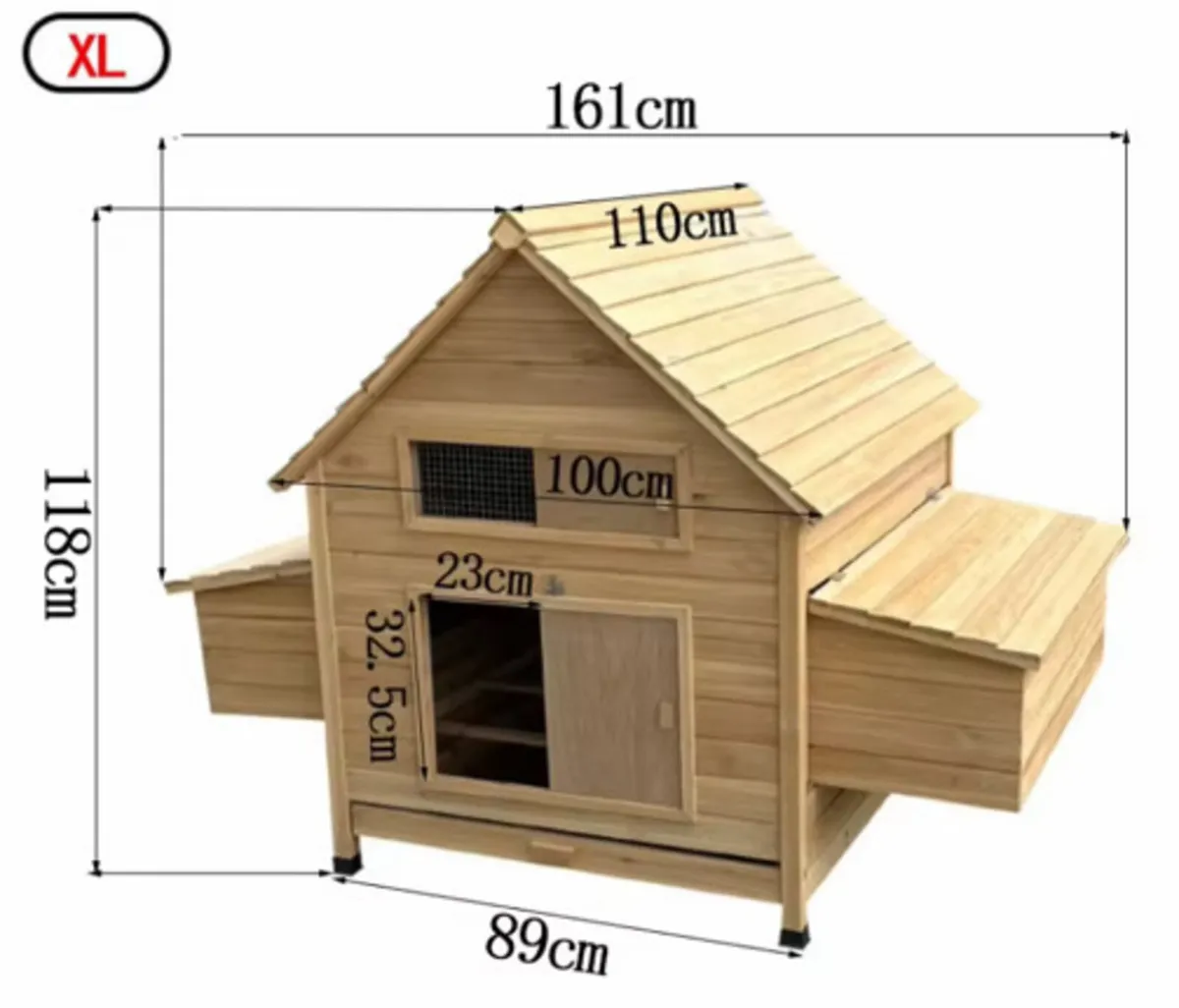 Strong Wooden Chicken Coop – Multiple Sizes - Image 3
